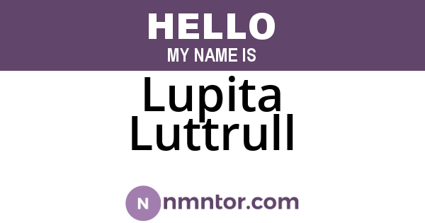 Lupita Luttrull