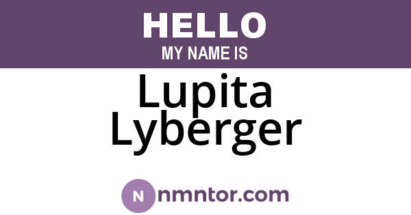 Lupita Lyberger