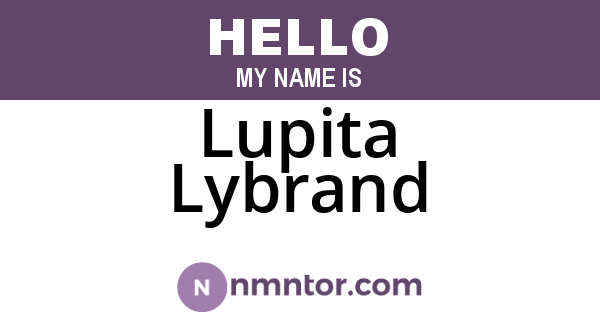 Lupita Lybrand