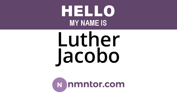 Luther Jacobo