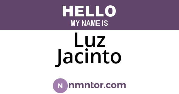 Luz Jacinto