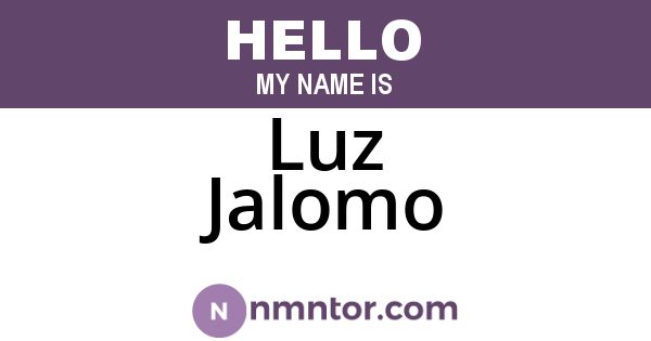 Luz Jalomo