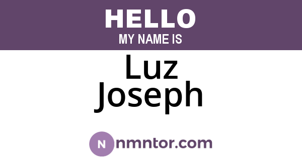 Luz Joseph