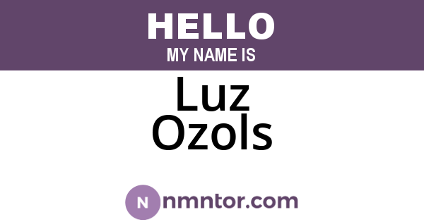 Luz Ozols