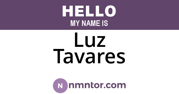 Luz Tavares