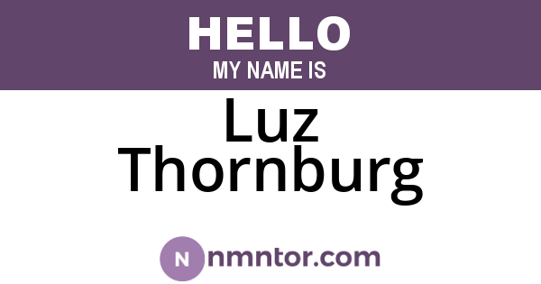 Luz Thornburg