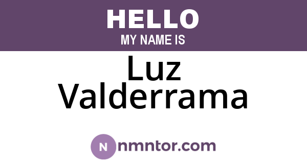 Luz Valderrama