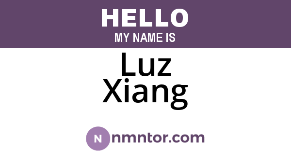 Luz Xiang