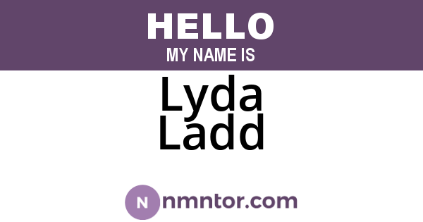 Lyda Ladd