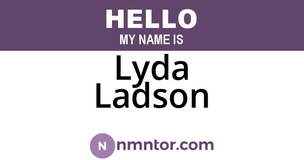 Lyda Ladson