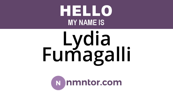 Lydia Fumagalli