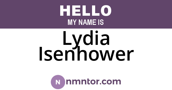 Lydia Isenhower