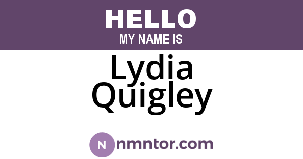 Lydia Quigley