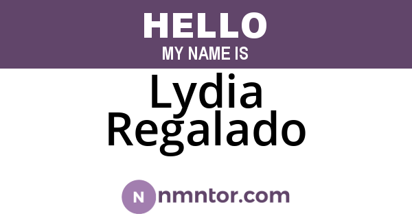 Lydia Regalado