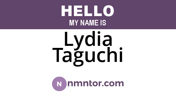 Lydia Taguchi