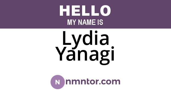 Lydia Yanagi