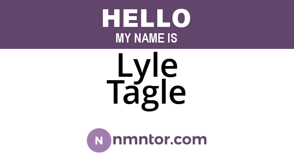 Lyle Tagle