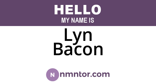 Lyn Bacon