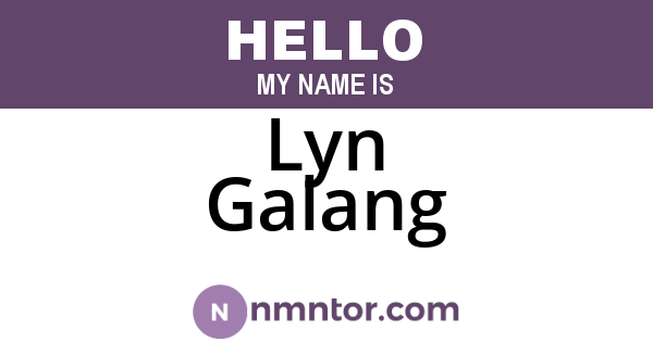 Lyn Galang
