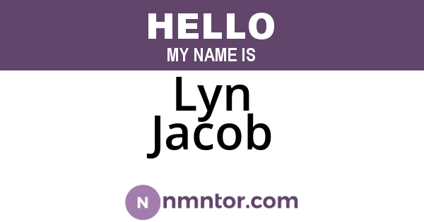 Lyn Jacob