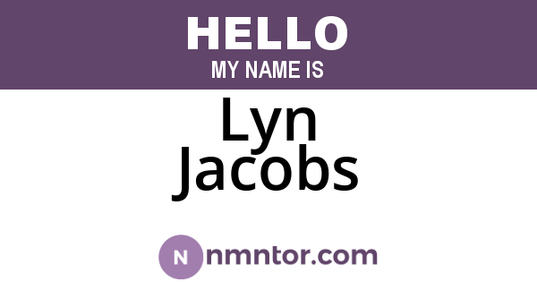Lyn Jacobs