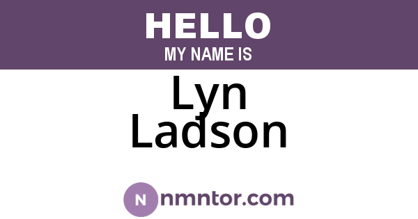 Lyn Ladson