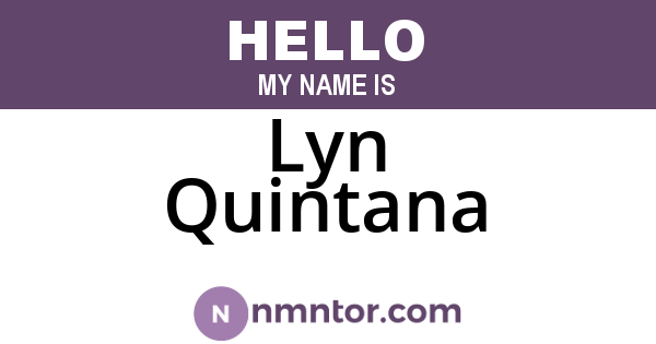 Lyn Quintana