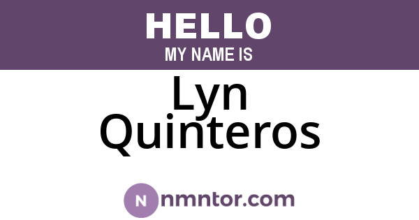 Lyn Quinteros