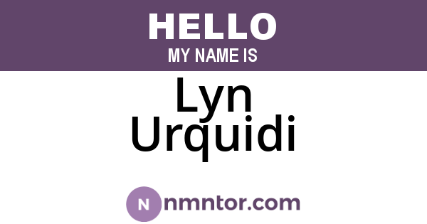 Lyn Urquidi