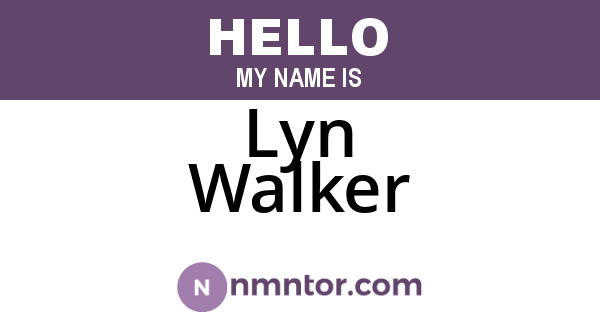Lyn Walker
