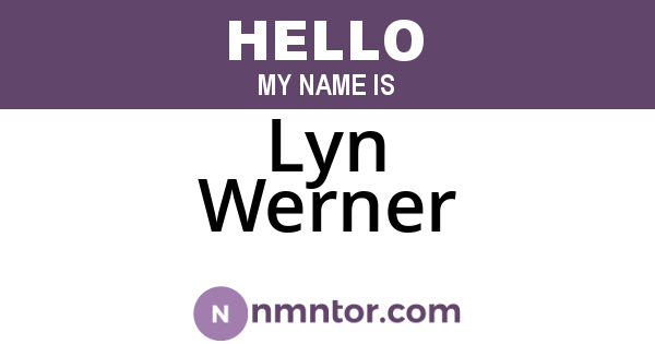 Lyn Werner
