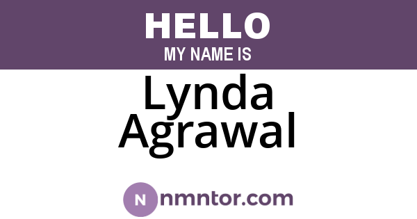 Lynda Agrawal