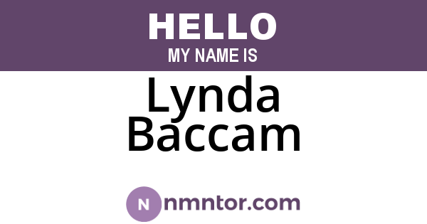 Lynda Baccam