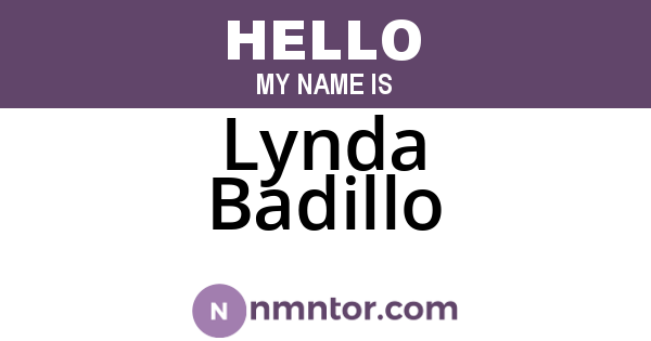 Lynda Badillo