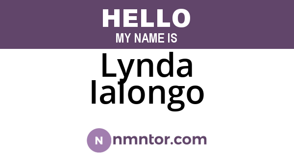 Lynda Ialongo