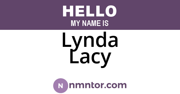 Lynda Lacy