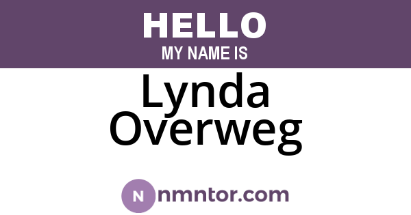 Lynda Overweg