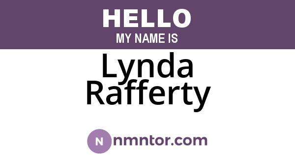 Lynda Rafferty