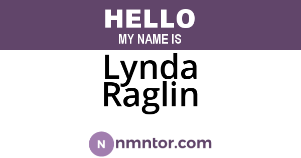 Lynda Raglin