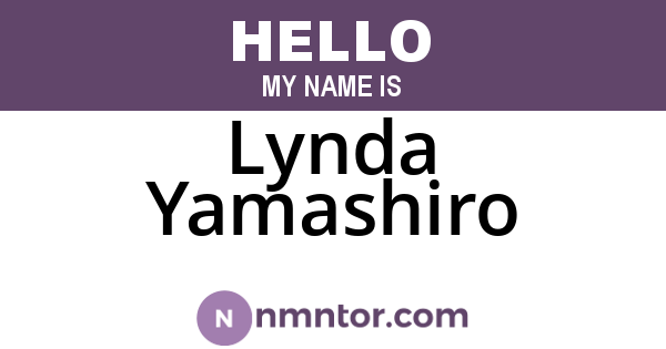 Lynda Yamashiro