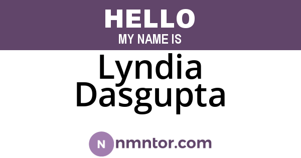Lyndia Dasgupta