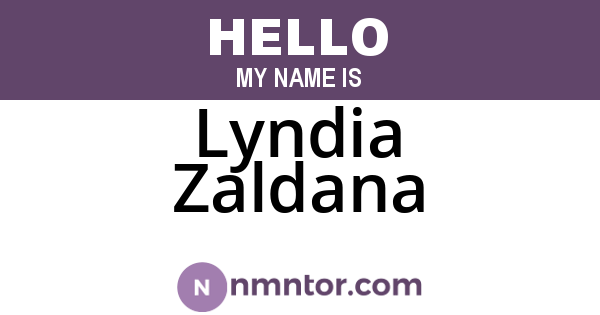 Lyndia Zaldana