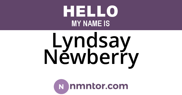 Lyndsay Newberry