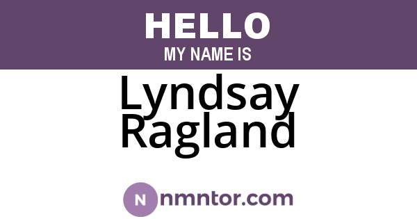 Lyndsay Ragland