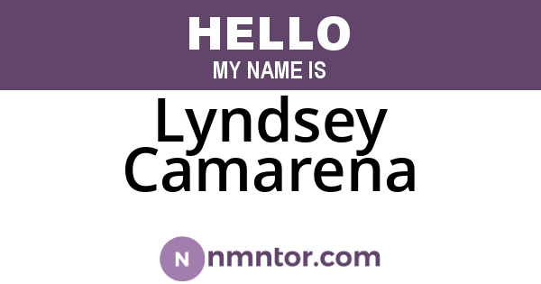 Lyndsey Camarena