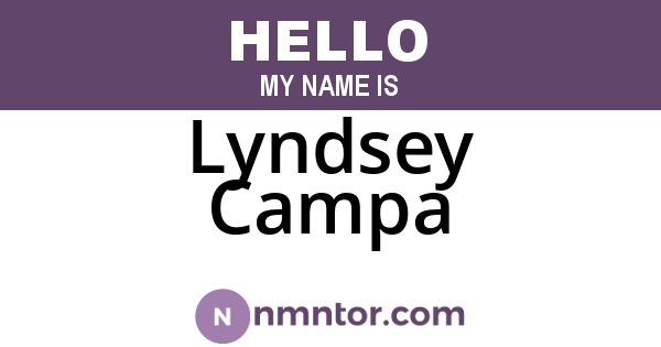 Lyndsey Campa