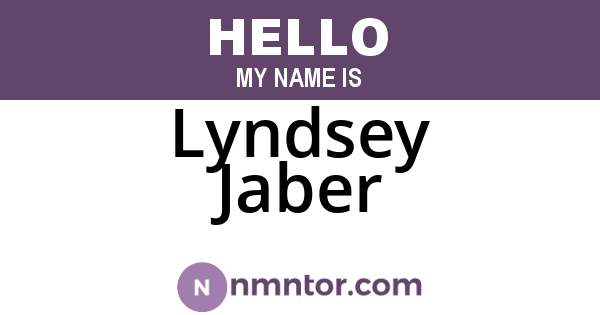 Lyndsey Jaber