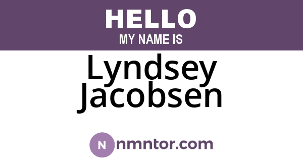 Lyndsey Jacobsen