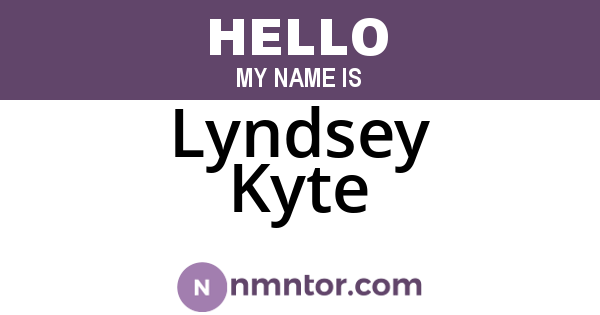 Lyndsey Kyte