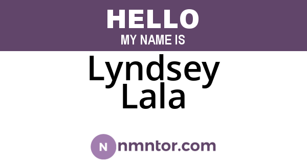 Lyndsey Lala